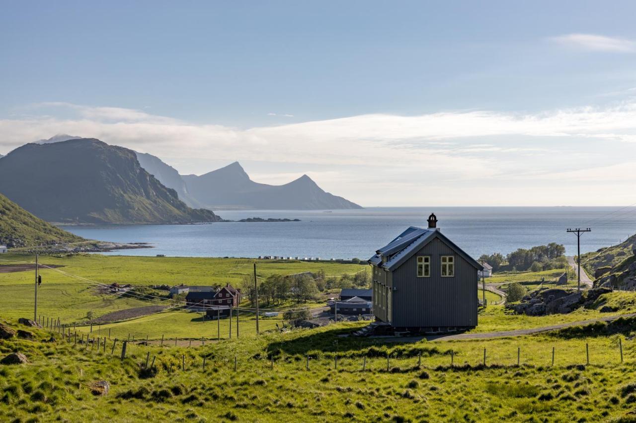 Feriehus Med Flott Havutsikt Ved Hauklandstranden Leknes Bagian luar foto