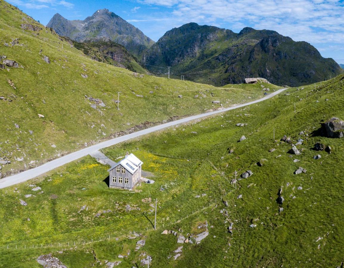 Feriehus Med Flott Havutsikt Ved Hauklandstranden Leknes Bagian luar foto